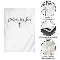 Cool Moms Love Jesus Garden Flag Christian Mom Floral Mama Mothers Day