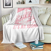 Toddler Baby Girl 2nd Birthday Throw Blanket This Aint My First Rodeo Its My Second - Wonder Print Shop