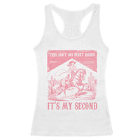 Toddler Baby Girl 2nd Birthday Racerback Tank Top This Aint My First Rodeo Its My Second - Wonder Print Shop