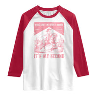 Toddler Baby Girl 2nd Birthday Raglan Shirt This Aint My First Rodeo Its My Second - Wonder Print Shop