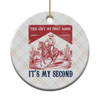 Toddler Baby Boy 2nd Birthday Ceramic Ornament This Aint My First Rodeo Its My Second - Wonder Print Shop