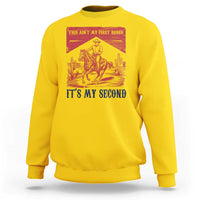 Toddler Baby Boy 2nd Birthday Sweatshirt This Aint My First Rodeo Its My Second - Wonder Print Shop