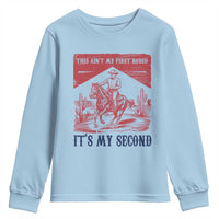 Toddler Baby Boy 2nd Birthday Youth Sweatshirt This Aint My First Rodeo Its My Second - Wonder Print Shop