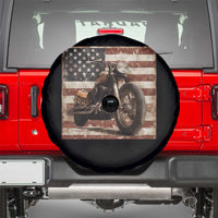 American Flag Motorcycle Spare Tire Cover Vintage Retro Biker USA 4th of July - Wonder Print Shop
