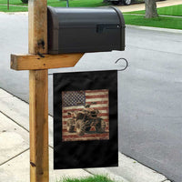 American Flag Quad 4 Wheeler Garden Flag Vintage Retro Cool ATV Quadrider Off Road Clothing - Wonder Print Shop