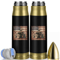 American Flag Quad 4 Wheeler Bullet Tumbler Vintage Retro Cool ATV Quadrider Off Road Clothing - Wonder Print Shop