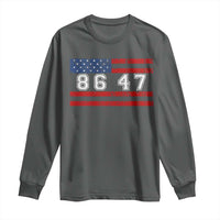 86 47 Long Sleeve Shirt Impeach 47th President US Flag 8647