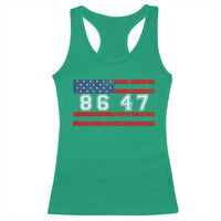 86 47 Racerback Tank Top Impeach 47th President US Flag 8647