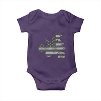 Cool ATV Baby Onesie Quad 4 Wheeler ATV Riding American Flag - Wonder Print Shop