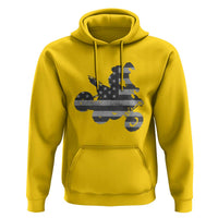 Cool ATV Hoodie Quad 4 Wheeler ATV Riding American Flag - Wonder Print Shop