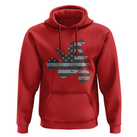 Cool ATV Hoodie Quad 4 Wheeler ATV Riding American Flag - Wonder Print Shop