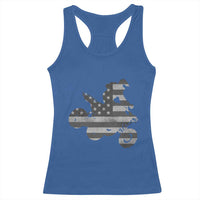 Cool ATV Racerback Tank Top Quad 4 Wheeler ATV Riding American Flag - Wonder Print Shop