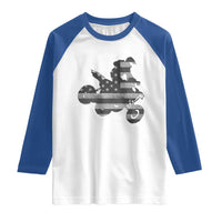 Cool ATV Raglan Shirt Quad 4 Wheeler ATV Riding American Flag - Wonder Print Shop