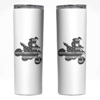Cool ATV Skinny Tumbler Quad 4 Wheeler ATV Riding American Flag - Wonder Print Shop