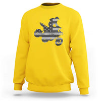 Cool ATV Sweatshirt Quad 4 Wheeler ATV Riding American Flag - Wonder Print Shop