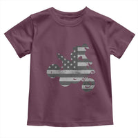 Cool ATV Toddler T Shirt Quad 4 Wheeler ATV Riding American Flag - Wonder Print Shop