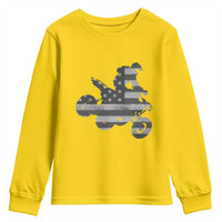 Cool ATV Youth Sweatshirt Quad 4 Wheeler ATV Riding American Flag - Wonder Print Shop
