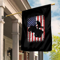 Cool ATV American Flag Garden Flag Retro Quad 4 Wheeler ATV Riding Quadrider Off Road - Wonder Print Shop