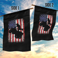 Cool ATV American Flag Garden Flag Retro Quad 4 Wheeler ATV Riding Quadrider Off Road - Wonder Print Shop