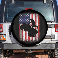 Cool ATV American Flag Spare Tire Cover Retro Quad 4 Wheeler ATV Riding Quadrider Off Road - Wonder Print Shop