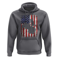 Cool ATV American Flag Hoodie Retro Quad 4 Wheeler ATV Riding Quadrider Off Road - Wonder Print Shop