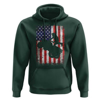 Cool ATV American Flag Hoodie Retro Quad 4 Wheeler ATV Riding Quadrider Off Road - Wonder Print Shop