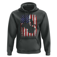 Cool ATV American Flag Hoodie Retro Quad 4 Wheeler ATV Riding Quadrider Off Road - Wonder Print Shop