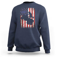 Cool ATV American Flag Sweatshirt Retro Quad 4 Wheeler ATV Riding Quadrider Off Road - Wonder Print Shop