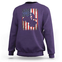 Cool ATV American Flag Sweatshirt Retro Quad 4 Wheeler ATV Riding Quadrider Off Road - Wonder Print Shop