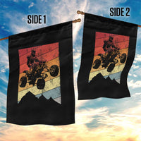 Vintage All-Terrain Vehicles Garden Flag Retro 4 Wheeler ATV Riding Quadrider - Wonder Print Shop