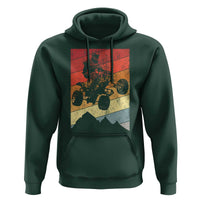 Vintage All-Terrain Vehicles Hoodie Retro 4 Wheeler ATV Riding Quadrider - Wonder Print Shop