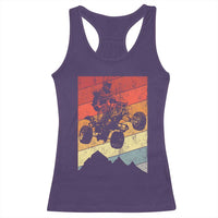 Vintage All-Terrain Vehicles Racerback Tank Top Retro 4 Wheeler ATV Riding Quadrider - Wonder Print Shop
