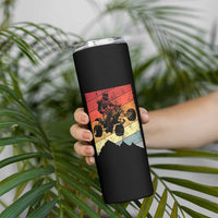 Vintage All-Terrain Vehicles Skinny Tumbler Retro 4 Wheeler ATV Riding Quadrider - Wonder Print Shop