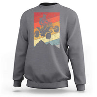 Vintage All-Terrain Vehicles Sweatshirt Retro 4 Wheeler ATV Riding Quadrider - Wonder Print Shop