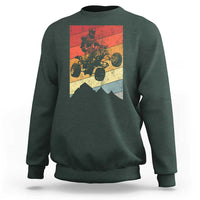 Vintage All-Terrain Vehicles Sweatshirt Retro 4 Wheeler ATV Riding Quadrider - Wonder Print Shop