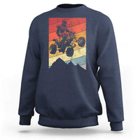 Vintage All-Terrain Vehicles Sweatshirt Retro 4 Wheeler ATV Riding Quadrider - Wonder Print Shop