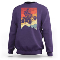 Vintage All-Terrain Vehicles Sweatshirt Retro 4 Wheeler ATV Riding Quadrider - Wonder Print Shop