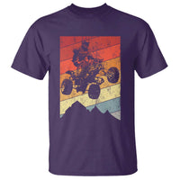 Vintage All-Terrain Vehicles T Shirt Retro 4 Wheeler ATV Riding Quadrider - Wonder Print Shop