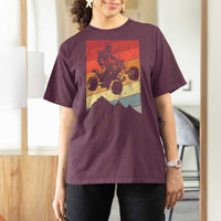 Vintage All-Terrain Vehicles T Shirt For Women Retro 4 Wheeler ATV Riding Quadrider - Wonder Print Shop