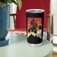 Vintage All-Terrain Vehicles Tumbler Cup Retro 4 Wheeler ATV Riding Quadrider - Wonder Print Shop