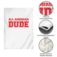 4th of July All American Dude Garden Flag - Wonder Print Shop