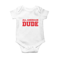 4th of July All American Dude Baby Onesie - Wonder Print Shop