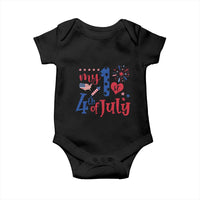 Newborn My First 4th of July Baby Onesie Baby Infant Neutral Outfits Stars Stripe - Wonder Print Shop