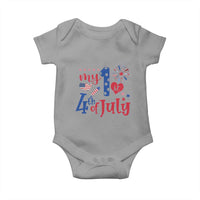 Newborn My First 4th of July Baby Onesie Baby Infant Neutral Outfits Stars Stripe - Wonder Print Shop