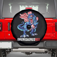 Dinosaur 4th of July Spare Tire Cover Funny Boys Kids Patriotic - Wonder Print Shop