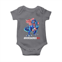 Dinosaur 4th of July Baby Onesie Funny Boys Kids Patriotic - Wonder Print Shop