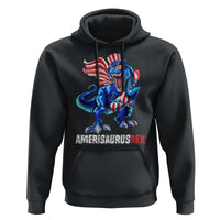 Dinosaur 4th of July Hoodie Funny Boys Kids Patriotic - Wonder Print Shop