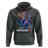 Dinosaur 4th of July Hoodie Funny Boys Kids Patriotic - Wonder Print Shop