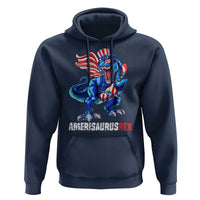 Dinosaur 4th of July Hoodie Funny Boys Kids Patriotic - Wonder Print Shop