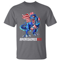 Dinosaur 4th of July T Shirt Funny Boys Kids Patriotic - Wonder Print Shop